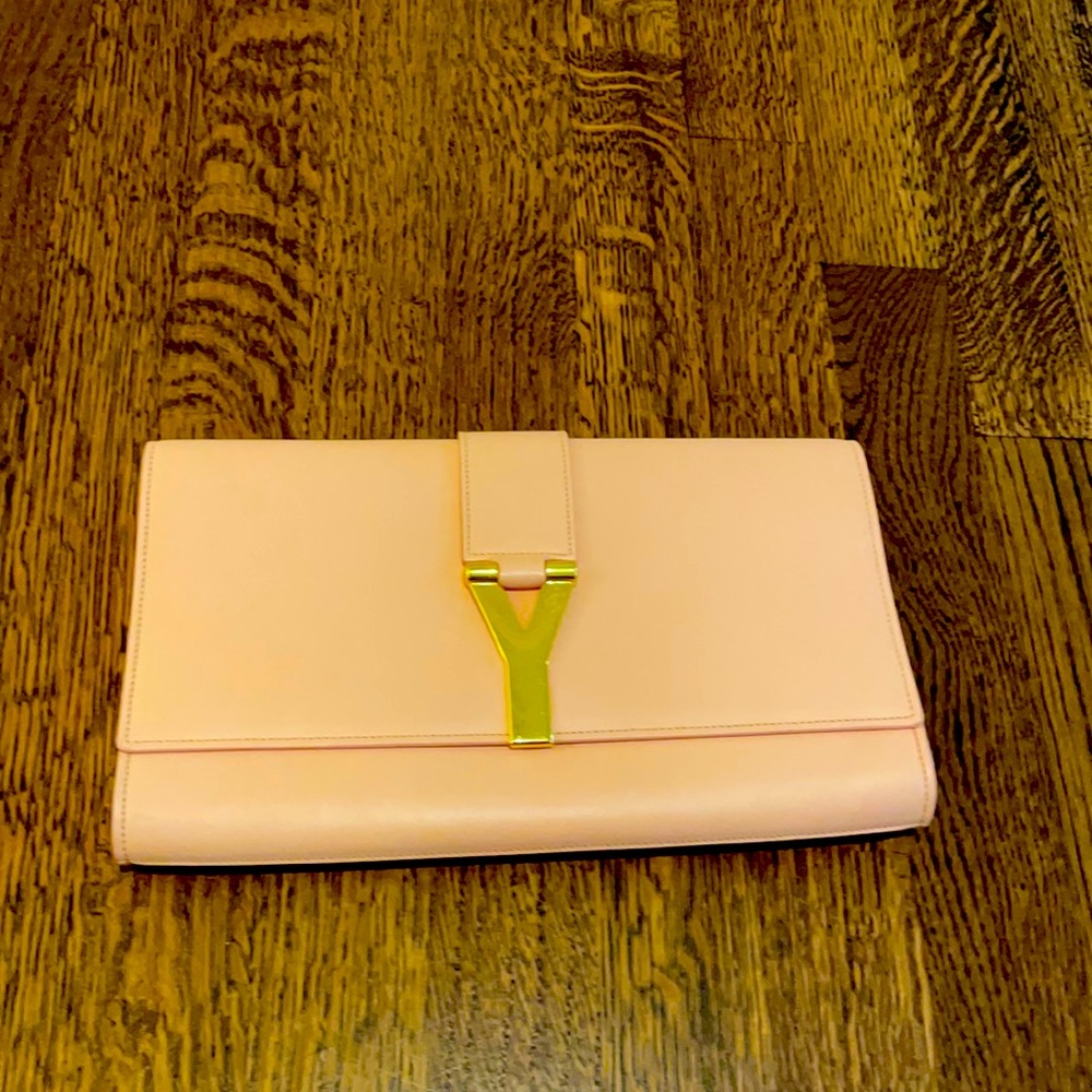 Gorgeous Pink YSL Clutch